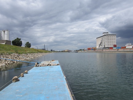 MRC Harbor Dock - View toward the Rhine
